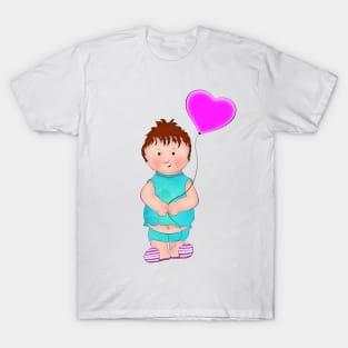 Boy and balloon T-Shirt